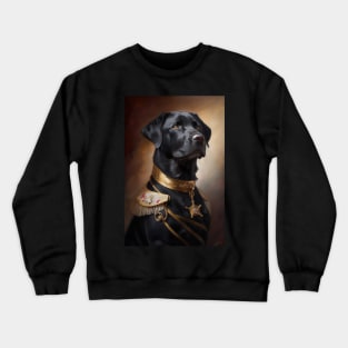 Black Labrador Classic Portrait Crewneck Sweatshirt